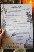 Load image into Gallery viewer, Yule poster & magic sheet - A4 format
