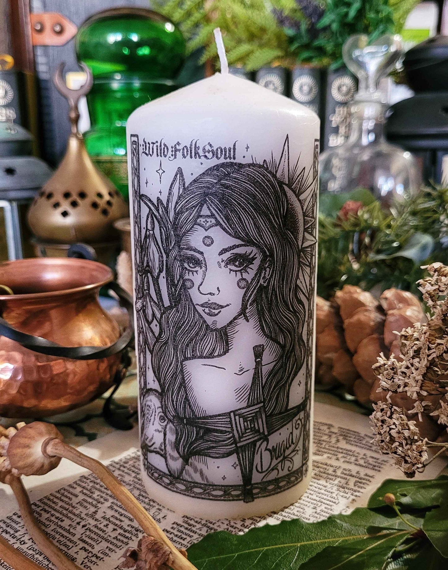 Bougie déité - Brigid & Imbolc