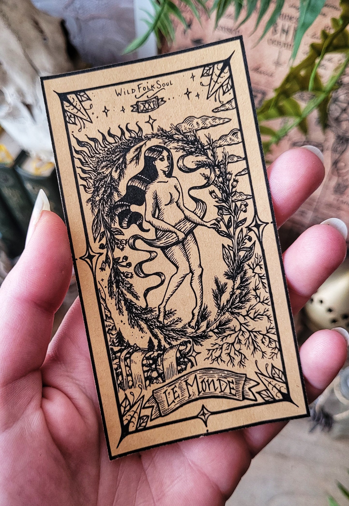 Autocollants Arcanes de Tarot (6 au choix)