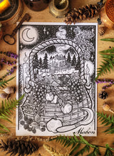 Load image into Gallery viewer, Samhain poster & magic sheet - A4 format