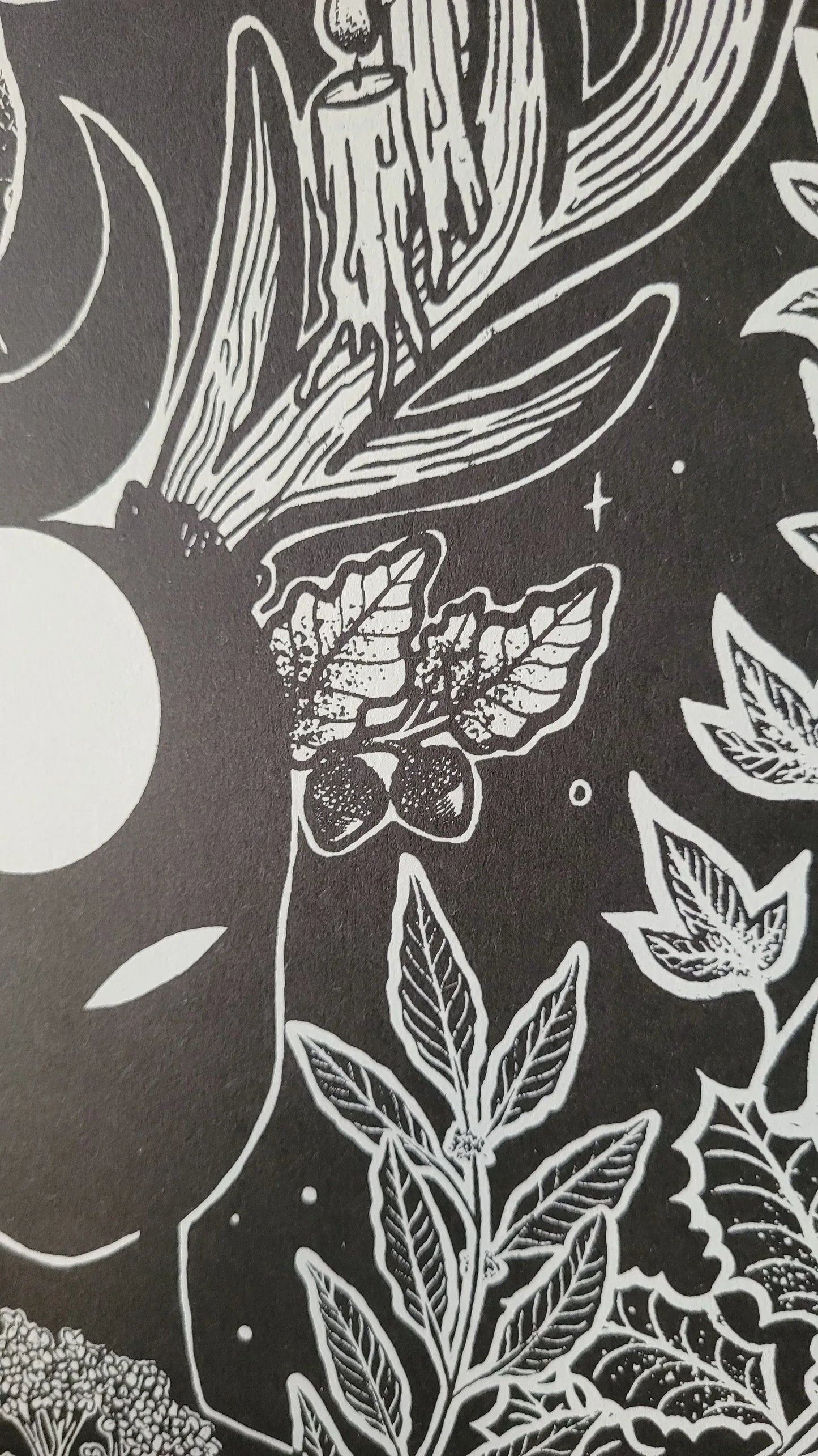 Affiches sérigraphiées Cernunnos - A3 - WildFolkSoul