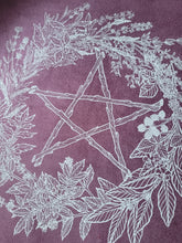 Charger l'image dans la galerie, Tapis D'autel - Pentacle de l'Herboriste (floral version)