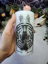 Load image into Gallery viewer, Unscented white Hecate candle