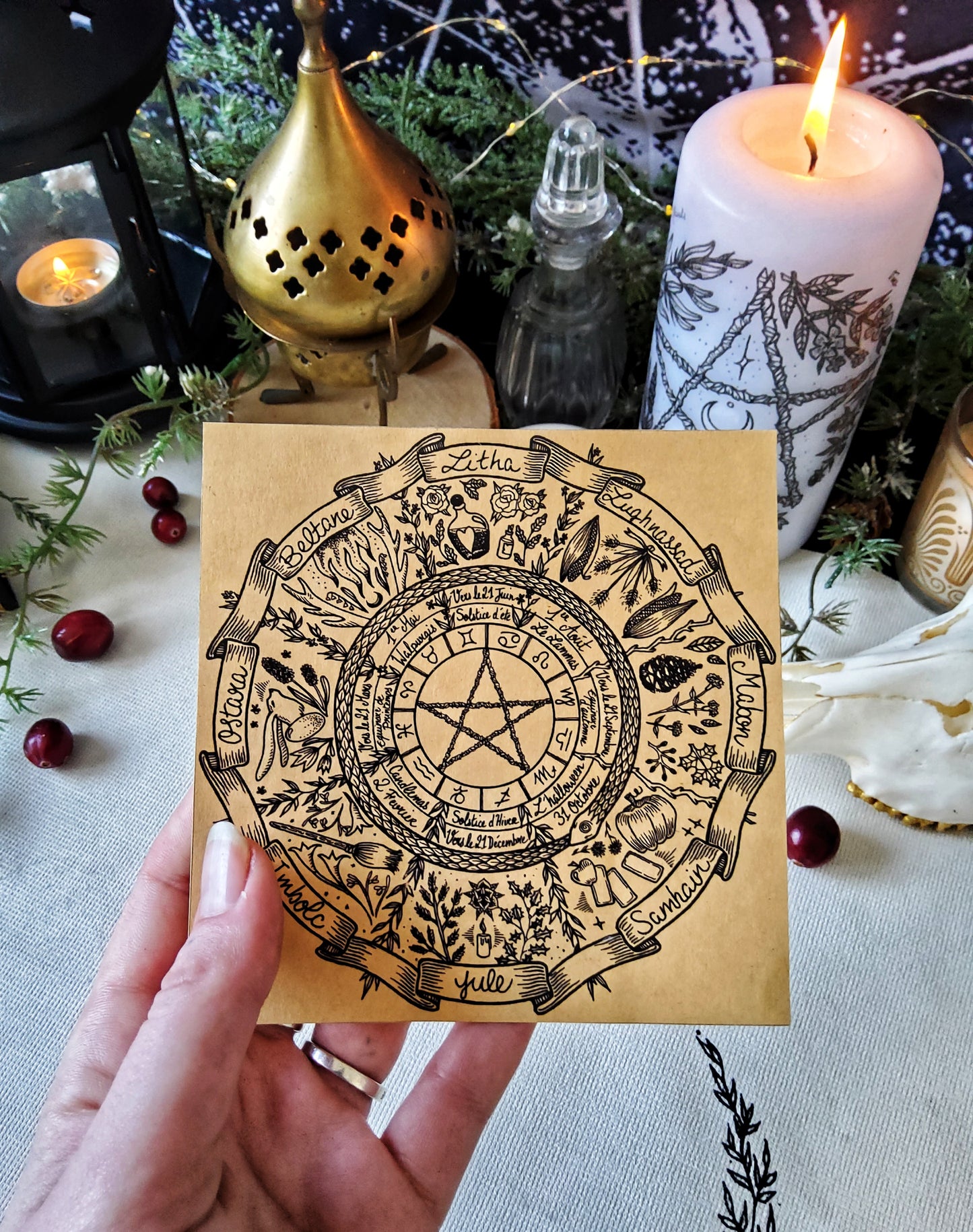 Autocollant Roue de l'année