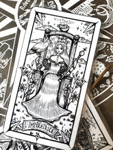 Load image into Gallery viewer, Bookmarks Tarot Card - Death, The Hermit, The Sun, The Chariot, The Empress, The World -