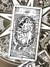 Load image into Gallery viewer, Bookmarks Tarot Card - Death, The Hermit, The Sun, The Chariot, The Empress, The World -