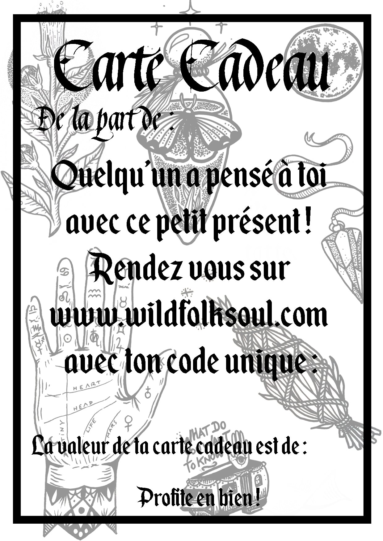 WildFolkSoul Gift Card