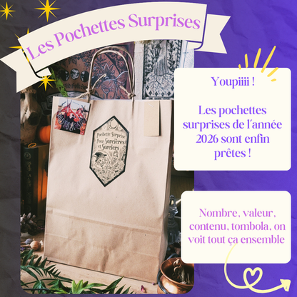 Les pochettes surprises de Sorcières & Sorciers - édition 2026