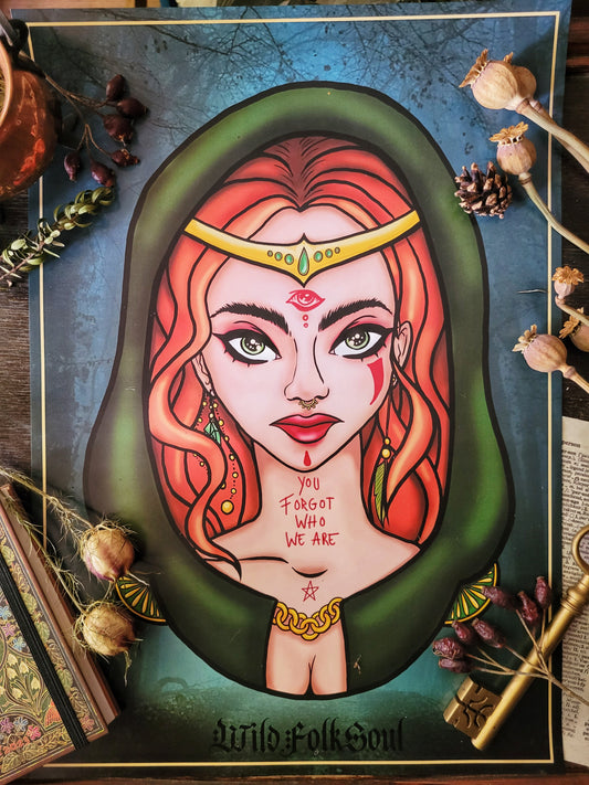 Affiche Prêtresse - You forgot who we are