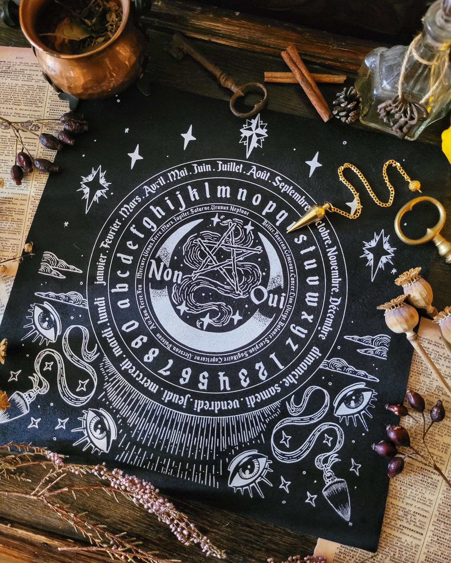 Tapis de Pendule Moonlight - 2 coloris