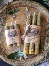 Load image into Gallery viewer, Handmade pure beeswax intention candles - Protection, Healing, Courage 