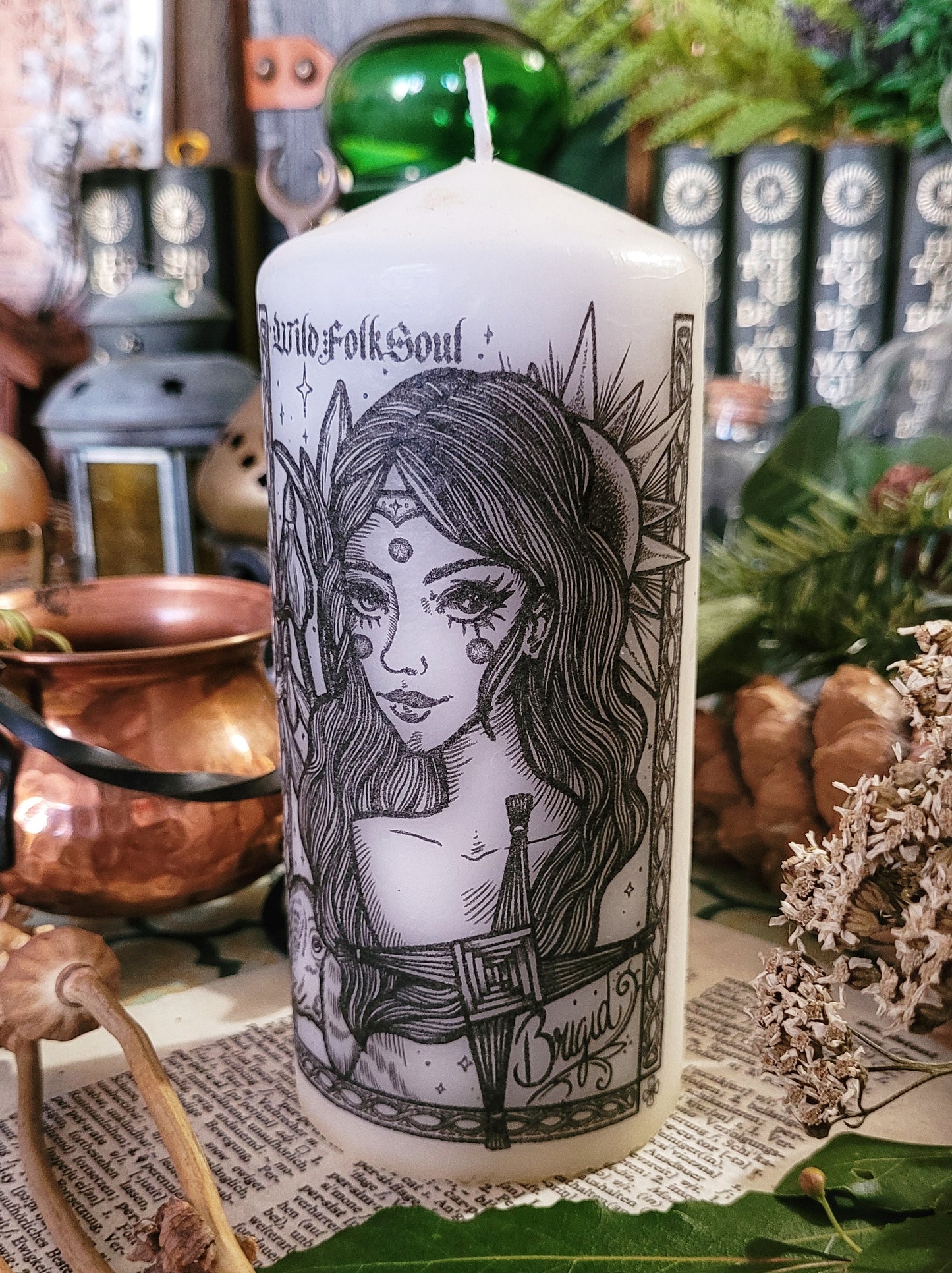 Bougie déité - Brigid & Imbolc