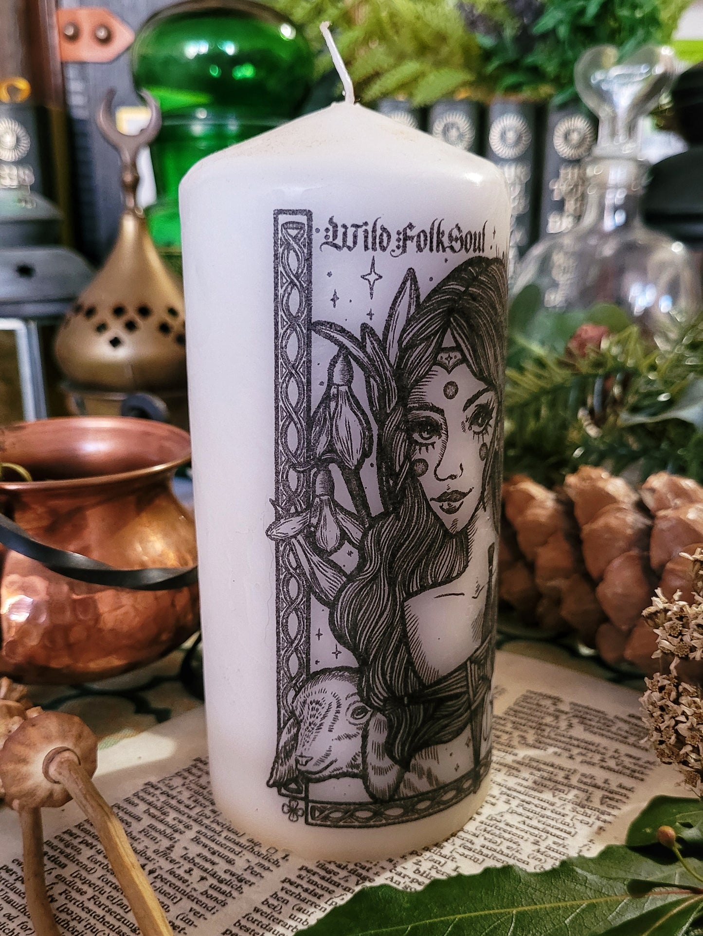 Bougie déité - Brigid & Imbolc