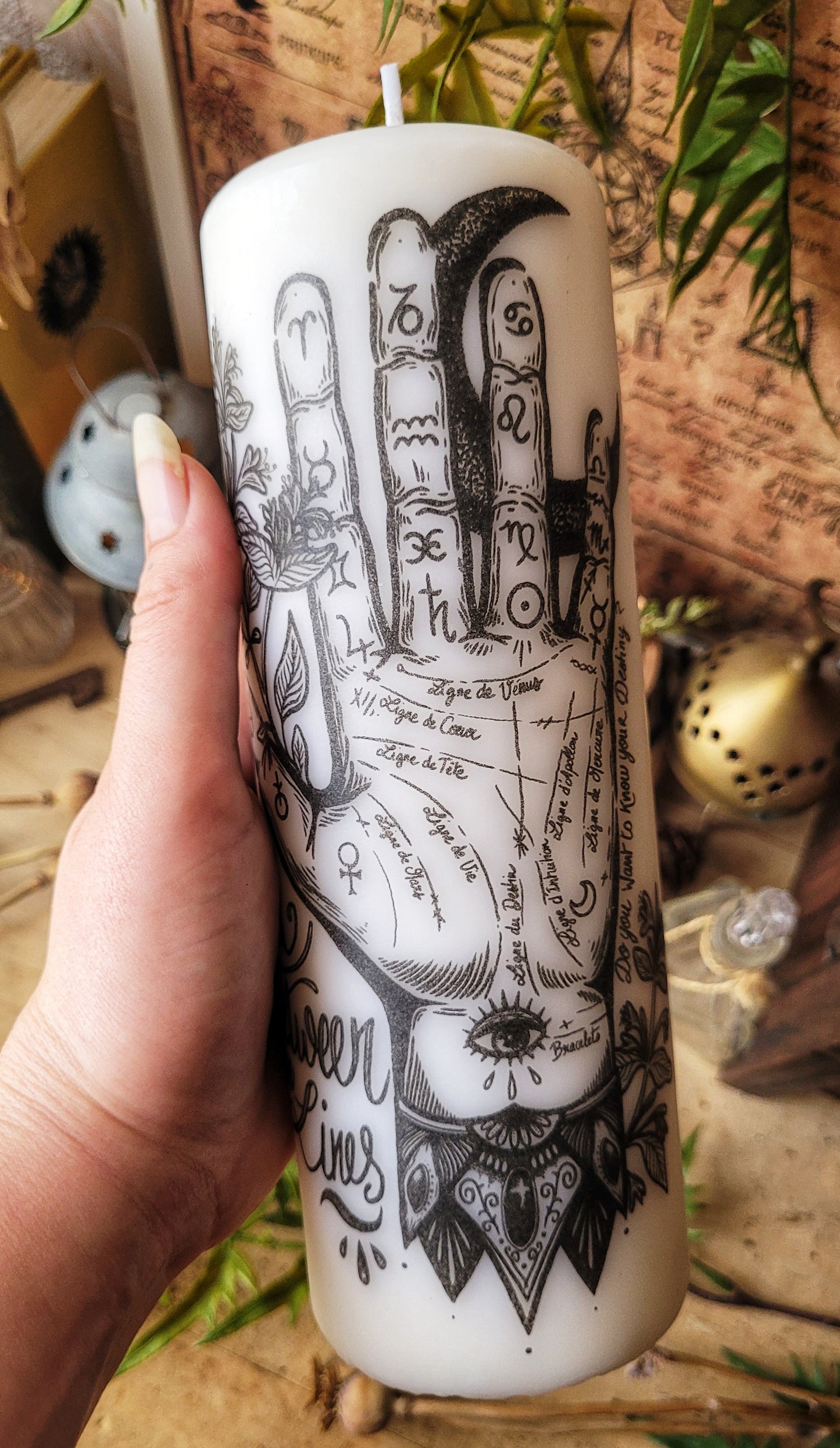 Bougie d'autel - Diseuse de Bonne Aventure