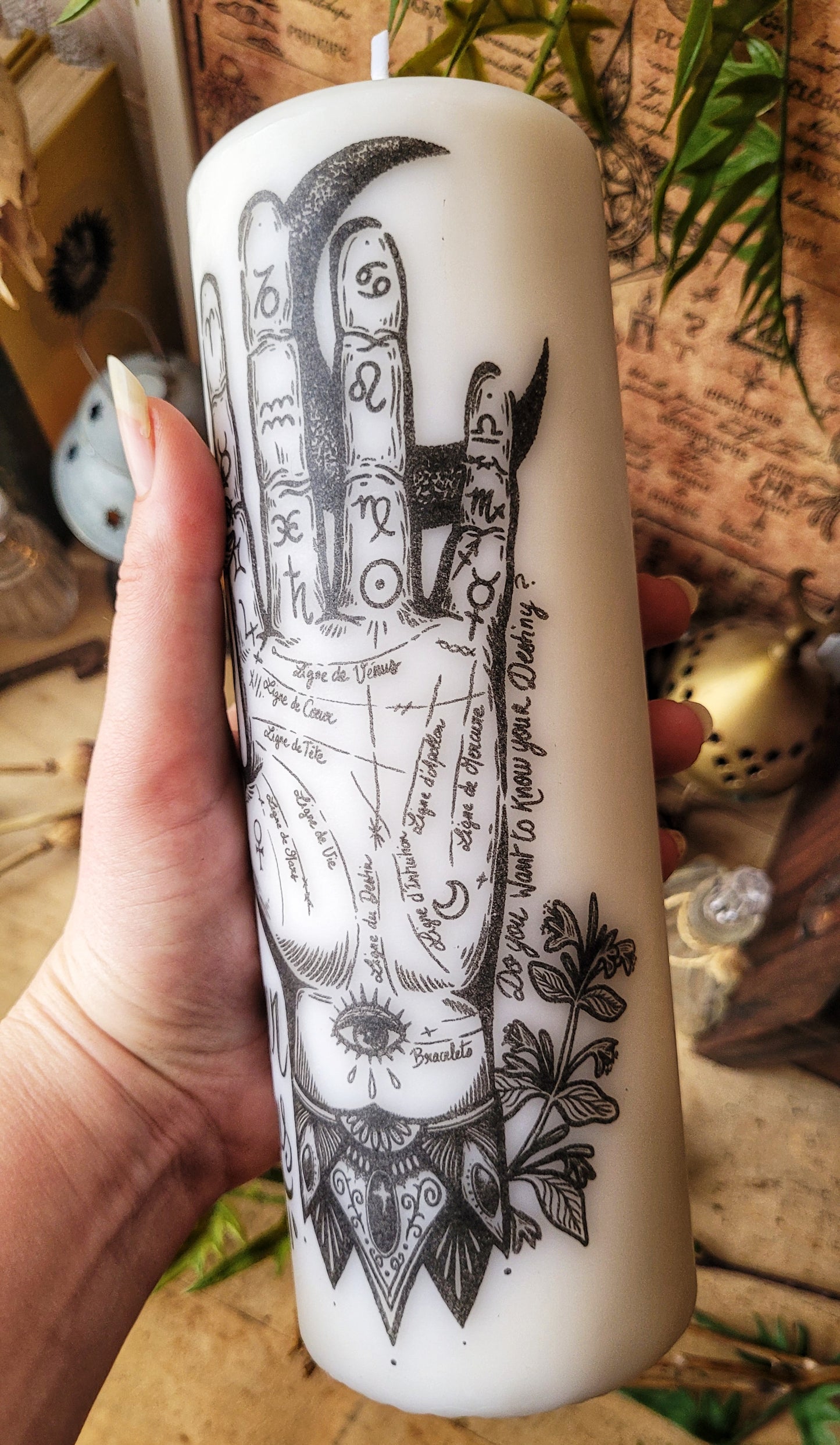 Bougie d'autel - Diseuse de Bonne Aventure