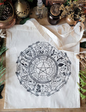 Load image into Gallery viewer, Wheel of the year Tote bag 3 colors