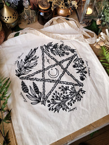 Herbal Pentacle - Tote bag - 4 coloris