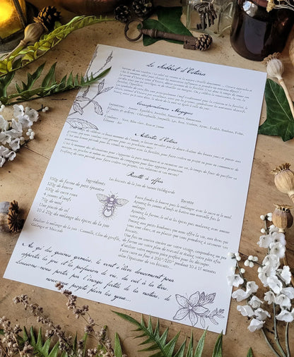 Affiche Sabbat d'Ostara & fiche magique - format A4 - WildFolkSoul