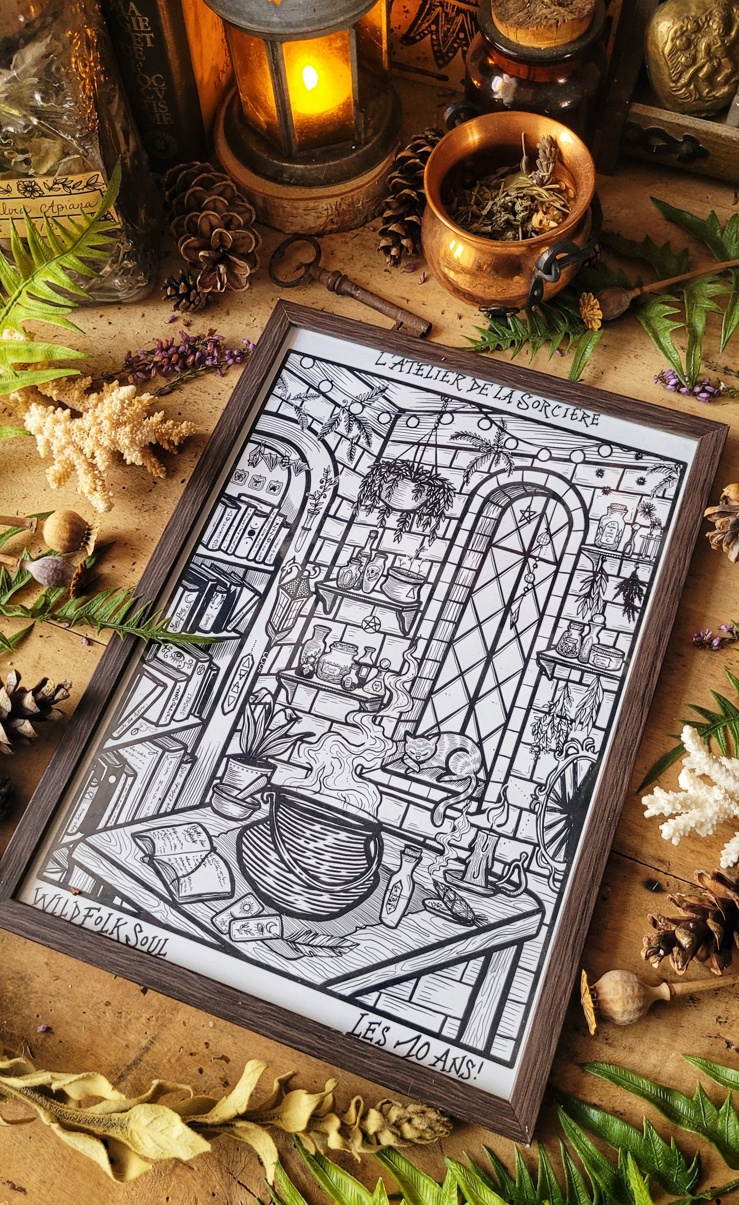 L'Atelier de la Sorcière - Affiche format A4