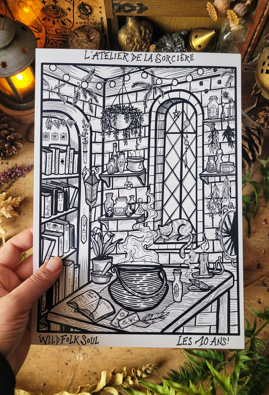 L'Atelier de la Sorcière - Affiche format A4