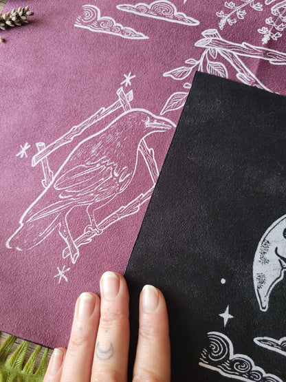 Tapis de tirage de Tarot - Symboles de Divination