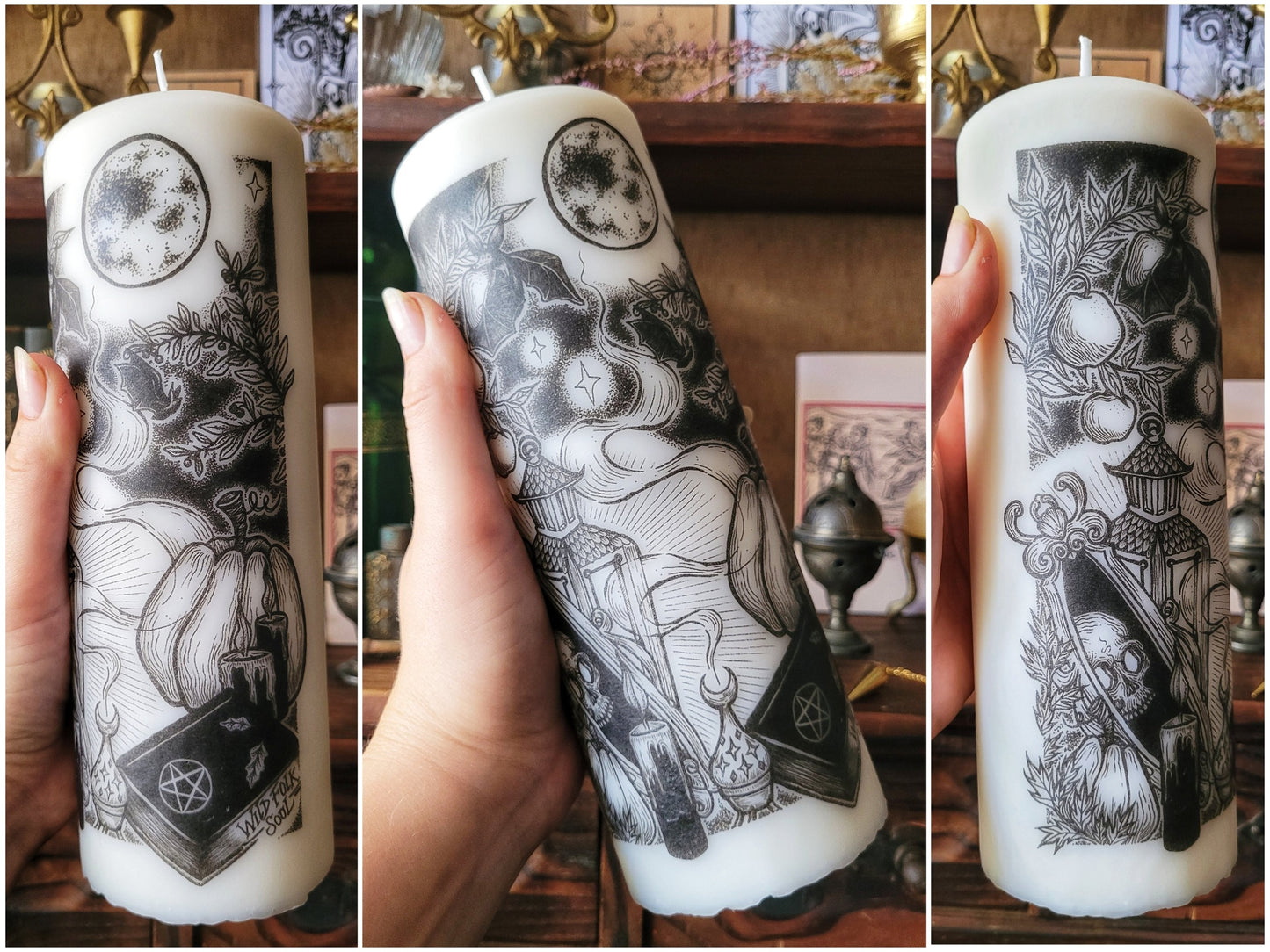 samhain sabbat candle