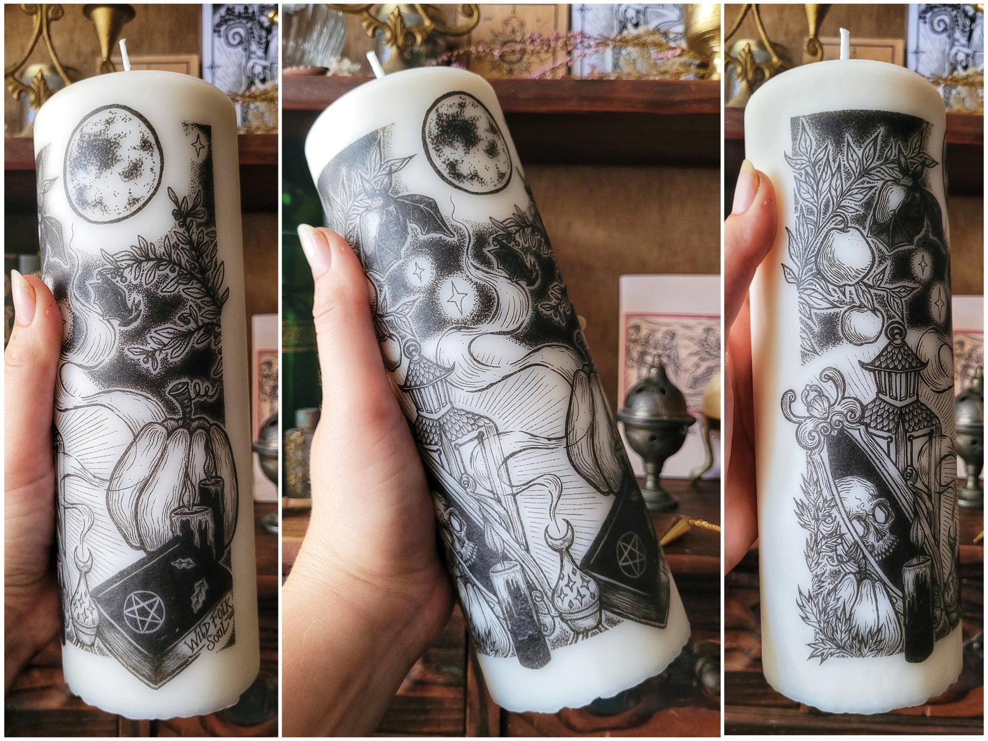 samhain sabbat candle