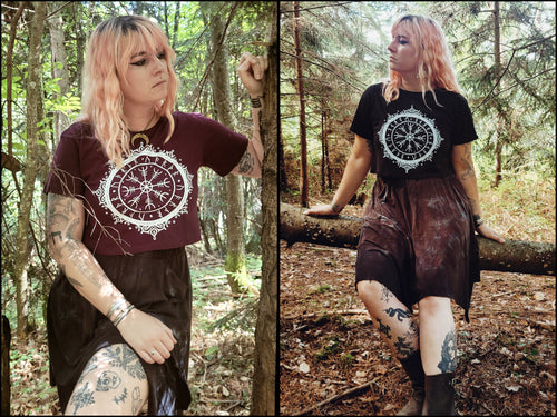 Précommande Crop top (2 coloris) - Runes & Roots - Frais de port comprit