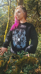 Pre-order Black Fortune Teller Sweatshirt - Shipping included + 1 gift 