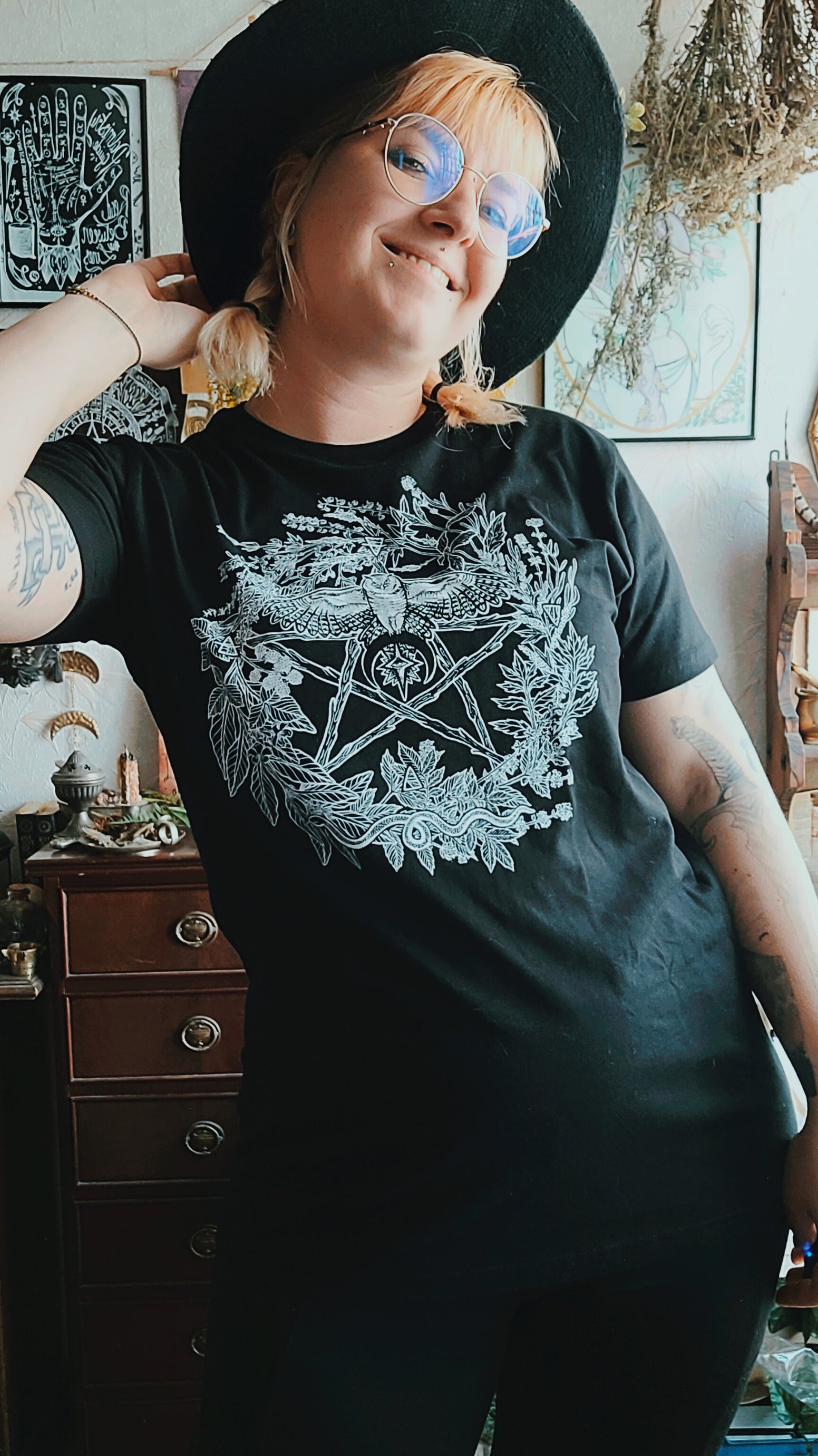 Le Pentacle de l'Herboriste - Tee-shirt unisexe