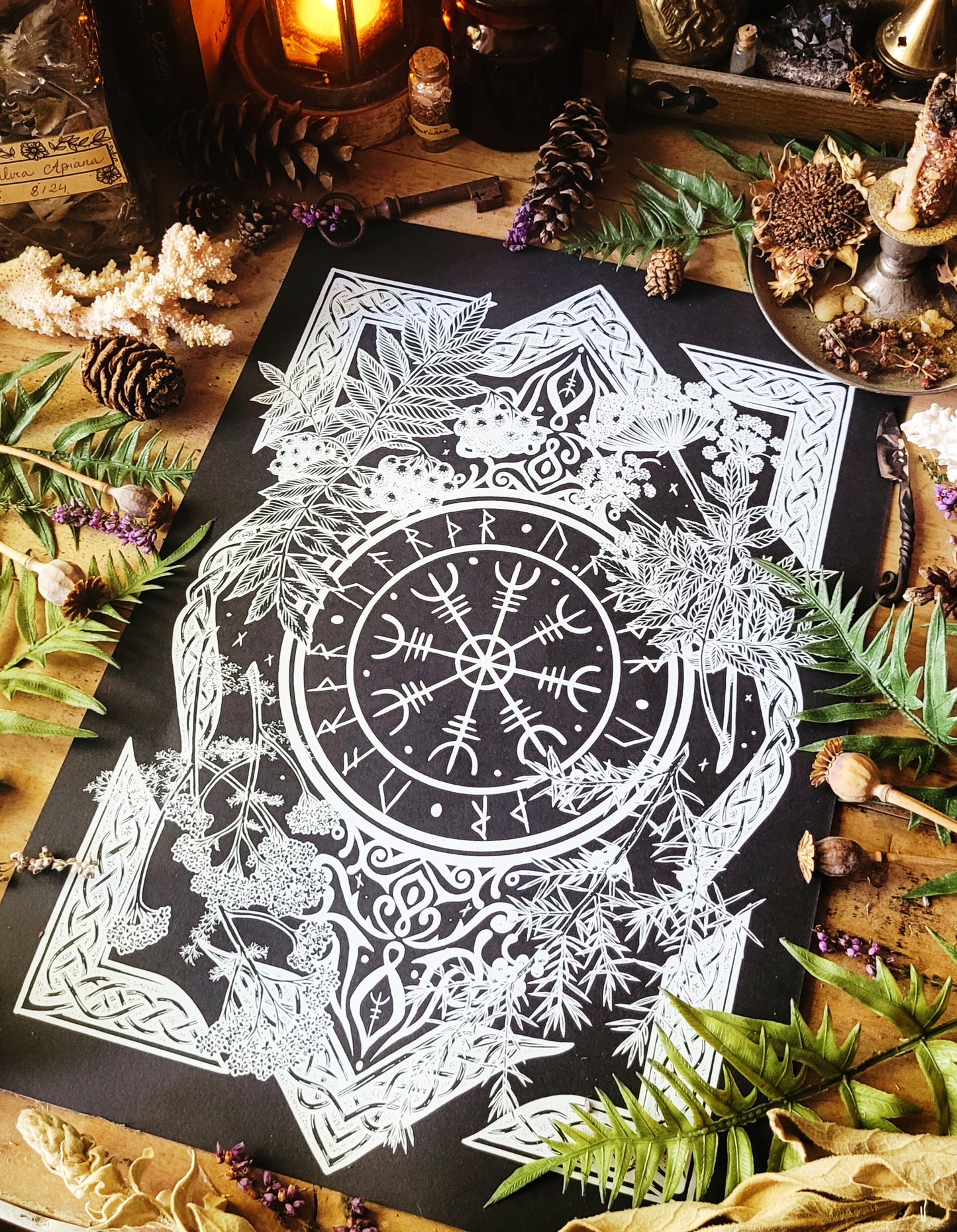 Affiches sérigraphiées Runes & Roots - Format A3