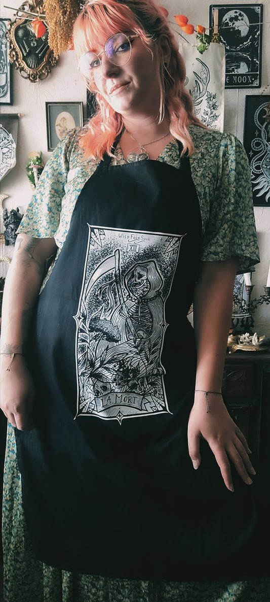 Arcane de Tarot La Mort - Tablier de cuisine