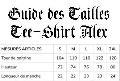 Pré-commandes La Papesse - Tee-shirt "Alex" unisexes / 2 coloris disponibles