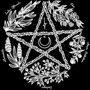 Herbal Pentacle -Protection- Sweat à capuche