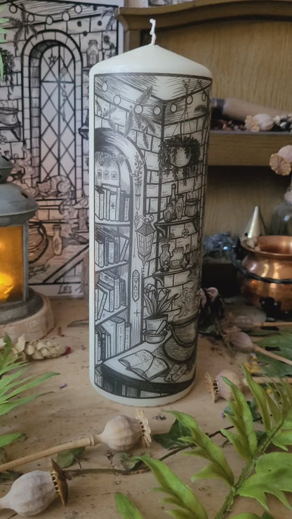 Bougie pilier - L'Atelier de la Sorcière