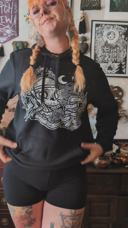 Sweats à capuche Lanterne crâne de BabaYaga - (précommandes)