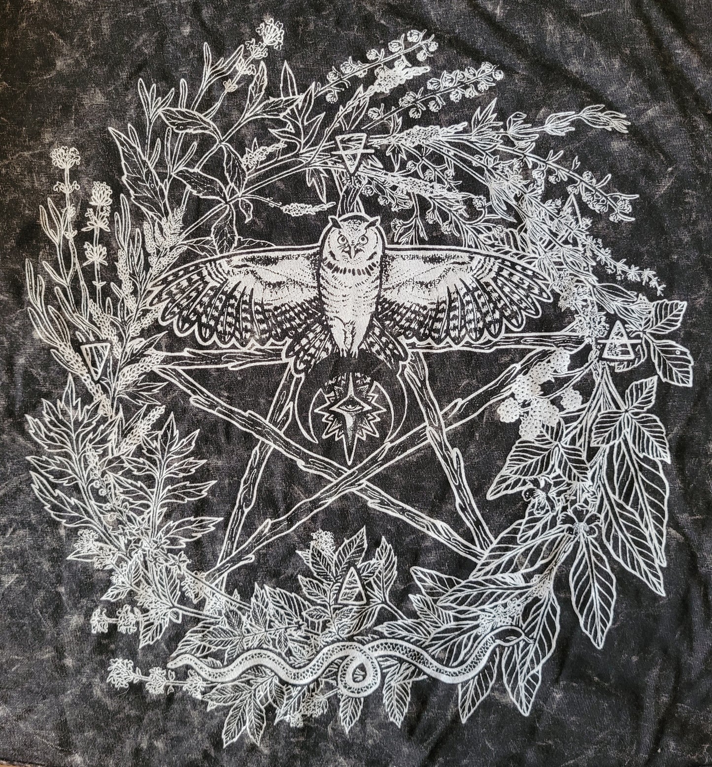 Le Pentacle de l'Herboriste - Crop Top gris