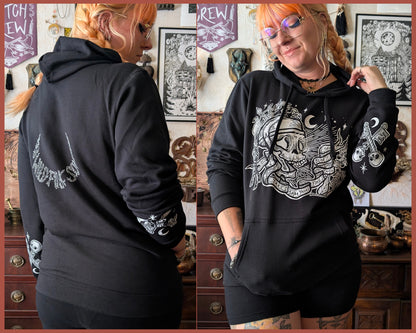 Sweats à capuche Lanterne crâne de BabaYaga - (précommandes)