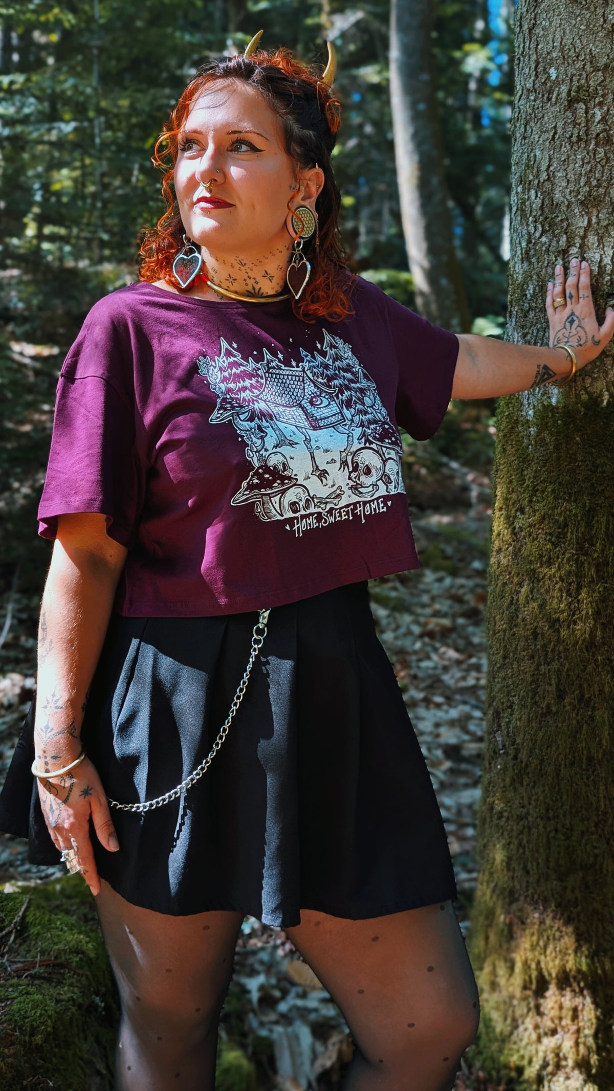 Crop top Cabane de BabaYaga - (précommandes)