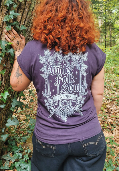 La Papesse - Tee-shirt "Kat" violet (Taille M et L)