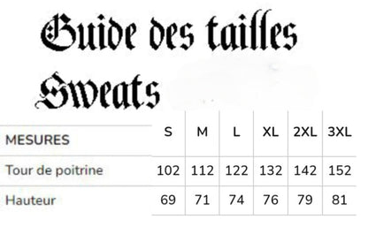 Sweats sans capuches Baba Yaga - 2 illu au choix - (précommandes)