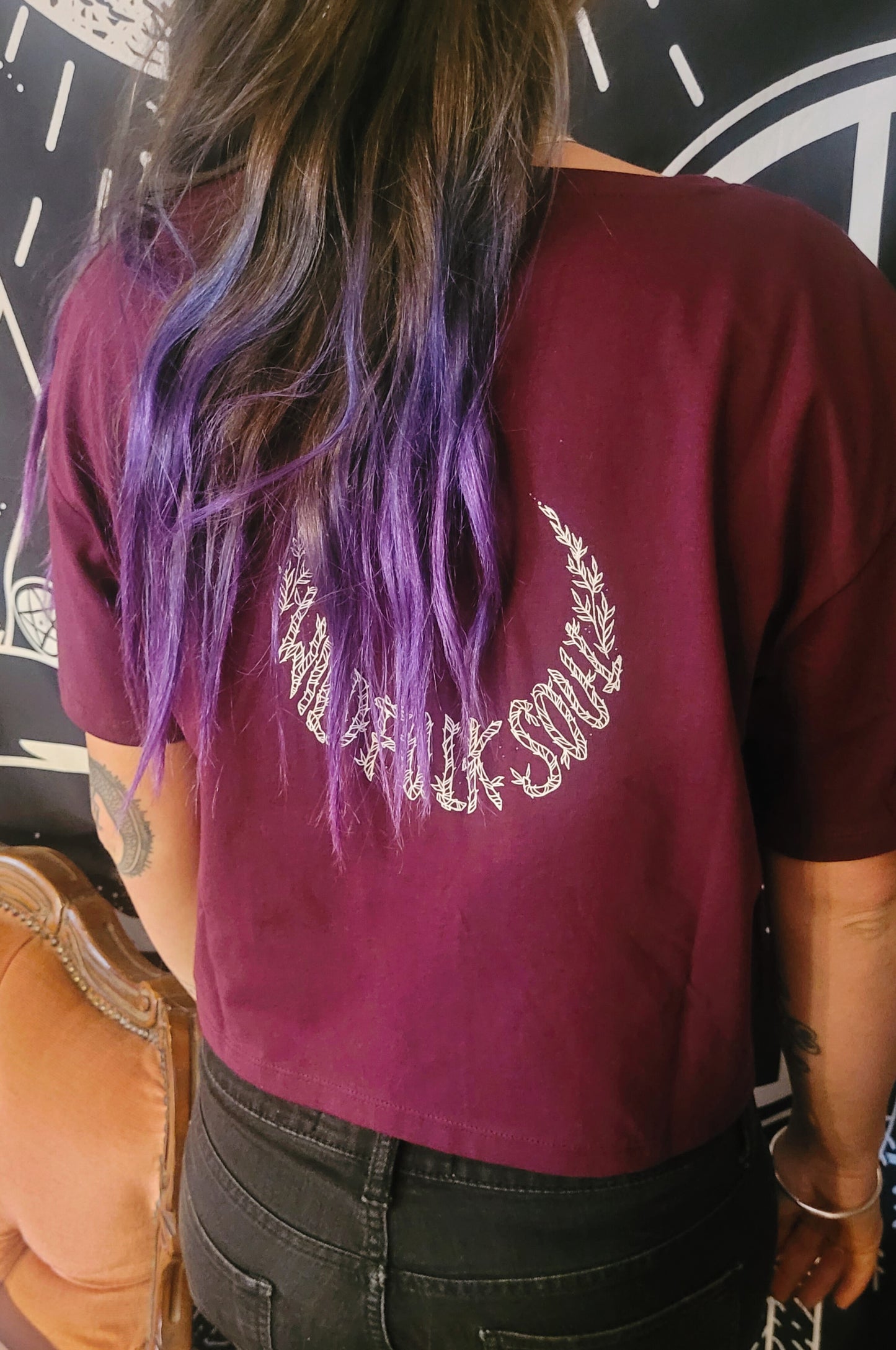 Mystic Midnight - Crop Top Bordeaux