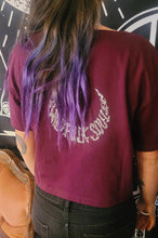 Charger l&#39;image dans la galerie, Mystic Midnight - Crop Top Bordeaux