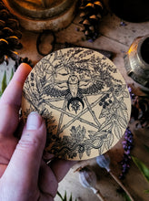 Charger l&#39;image dans la galerie, Autocollant Pentacle de l&#39;Herboriste