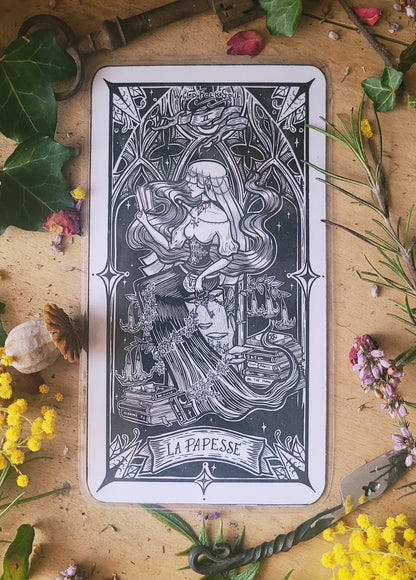 Bookmarks Tarot Card - Death, The Hermit, The Sun, The Chariot, The Empress, The World -