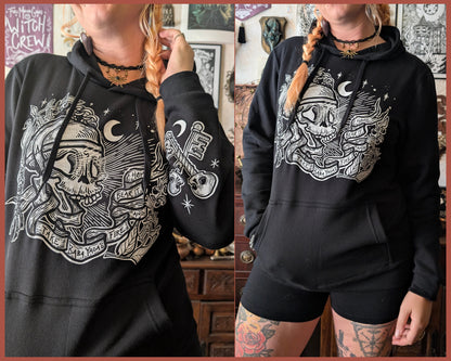 Sweats à capuche Lanterne crâne de BabaYaga - (précommandes)