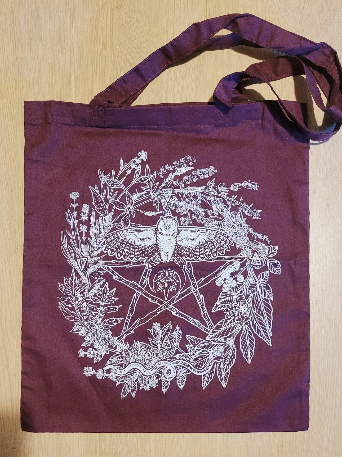 Pentacle de l'herboriste - Tote bag - 3 coloris