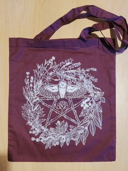 Pentacle de l'herboriste - Tote bag - 3 coloris