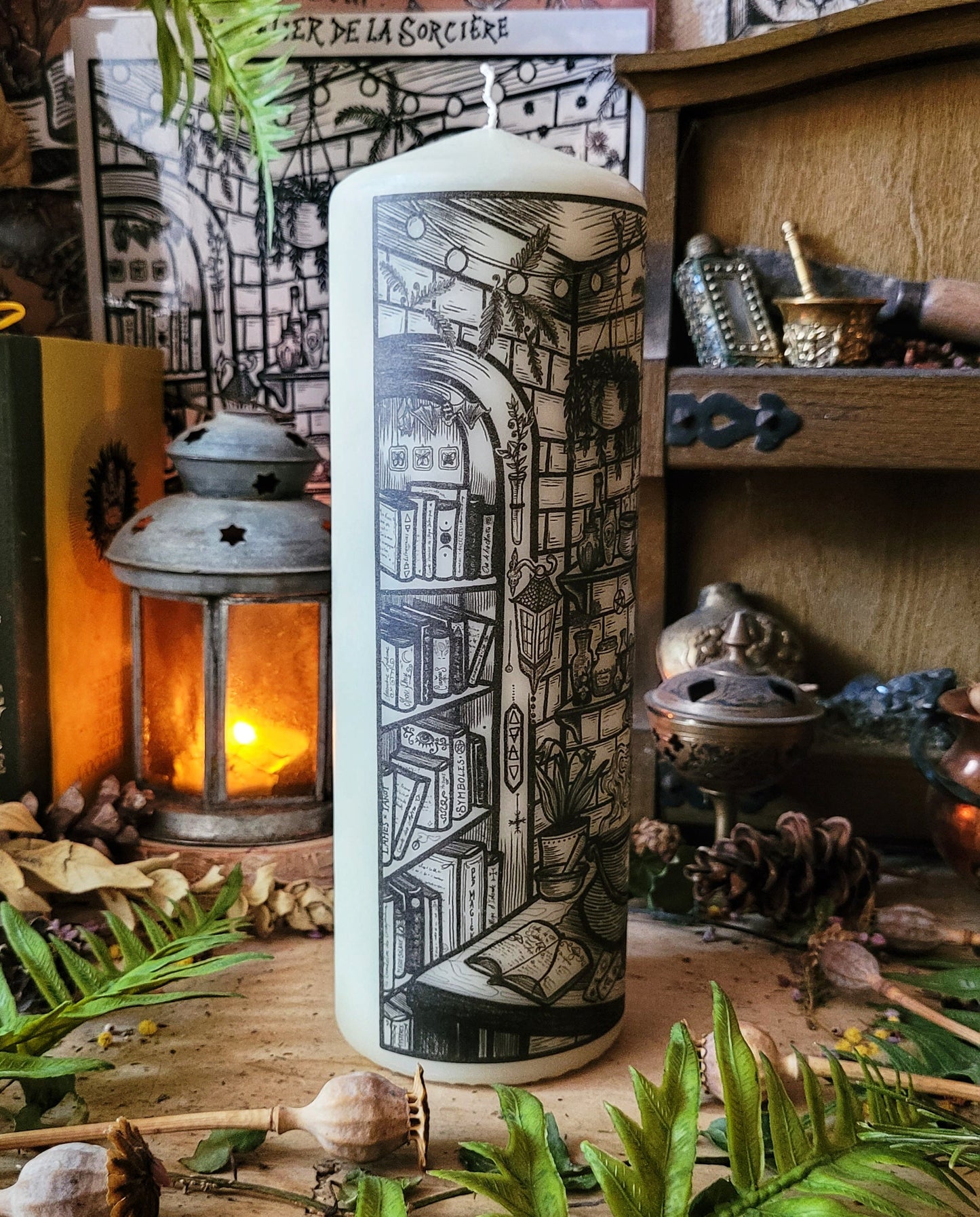 Bougie pilier - L'Atelier de la Sorcière