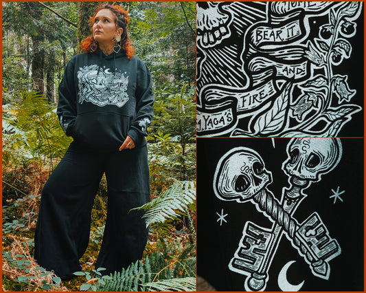 Sweats à capuche Lanterne crâne de BabaYaga - (précommandes)